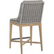 Sorrento 40.75 inch Palazzo Taupe Outdoor Counter Stool